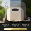 BRILONER LED nabíjecí stolní lampa, 10 cm, 2W, 150lm černá BRILO 7483015