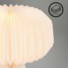 BRILONER Papírová stolní lampa 25 cm 1x E14 max. 6 W bílé BRILO 7493016
