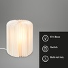 BRILONER Stolní lampa papír 25 cm 1x E14 max. 6 W bílé BRILO 7495016