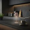 BRILONER LED nabíjecí stolní lampička Serina Mini, bezdrátová, 20cm, IP44, 2,5W, stmívatelné, dotykový vypínač, písková hnědá 7503012