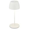 BRILONER LED nabíjecí stolní lampička Serina Mini, bezdrátová, 20cm, IP44, 2,5W, stmívatelné, dotykový vypínač, bílé 7503016