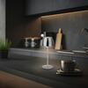 BRILONER LED nabíjecí stolní lampička Serina Mini, bezdrátová, 20cm, IP44, 2,5W, stmívatelné, dotykový vypínač, chrom 7503018