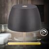 BRILONER Serina Mini LED stolní lampička bezdrátová IP44, stmívatelné, s nabíjecí základnou, antracit 7504015