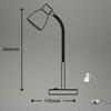BRILONER LED stolní lampa, 34 cm, 2,5 W, titan BRILO 7506-014