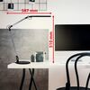 BRILONER CCT LED stolní lampa, 51 cm, 6,6 W, černá BRILO 7509015