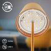 BRILONER Calida 3 v 1 RGBW LED stolní lampička bezdrátová IP44, stmívatelné, dotykový vypínač, zlatá 7510017
