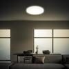 BRILONER Tava LED stropní svítidlo, ploché, přímé a nepřímé osvětlení, 1900 lm, 16 W, bílé, kruhové 24 cm 7515416