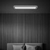 BRILONER Tava LED stropní svítidlo 98cm, ploché, přímé a nepřímé osvětlení, černá 7519415