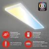 BRILONER Tava LED stropní svítidlo 98cm, Smart, ovládání hlasem nebo v aplikaci, dálkové ovládání, bílé 7530016