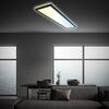 BRILONER Tava LED stropní svítidlo 98cm, stmívatelné, dálkový ovladač, černé 7533015