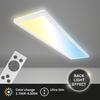 BRILONER Tava LED stropní svítidlo 98cm, stmívatelné, dálkový ovladač, bílé 7533016