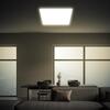 BRILONER Tava LED stropní svítidlo, ploché, přímé a nepřímé osvětlení, 6000 lm, 45 W, bílé, 56x56 cm 7535416