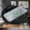 BRILONER Cuma LED lampa na psací stůl, bezdrátové nabíjení telefonu, stmívatelná, černá 7543015