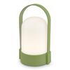 BRILONER Asa stolní lampička - 1W, 50lm, bezdrátová, LED, stmívatelné, teplá bílá, limetkově zelená 7544019