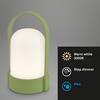 BRILONER Asa stolní lampička - 1W, 50lm, bezdrátová, LED, stmívatelné, teplá bílá, limetkově zelená 7544019