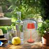 BRILONER Nabíjecí stolní lampa Riffle Mini - 20 cm, 1,5W, 150lm, bezdrátová, LED, stmívatelné, dotykový vypínač, oranžová 7552012