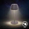 BRILONER Nabíjecí stolní lampa Riffle Mini - 20 cm, 1,5W, 150lm, bezdrátová, LED, stmívatelné, dotykový vypínač, antracit 7552015