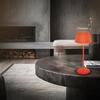 BRILONER Nabíjecí stolní lampa Riffle - 36,5 cm, 2W, 200lm, IP44, bezdrátová, LED, stmívatelná, dotykový vypínač, oranžová 7553012