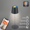 BRILONER Coloris LED stolní lampička Smart nabíjecí, ovládání přes aplikaci, stmívatelné, antracit 7559015