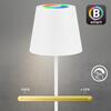 BRILONER Coloris LED stolní lampička Smart bezdrátová, ovládání přes aplikaci, stmívatelné, bílé 7559016