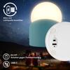 BRILONER Sora Mini LED stolní lampička bezdrátová IP54, stmívatelné, dotykový vypínač, modrá 7561010