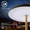 BRILONER Caxa stolní lampa - 2,8W, 300lm, bezdrátová, IP44, LED, stmívatelná, dotykový vypínač, černá/mosaz 7573015