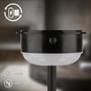 BRILONER Booha stolní lampa - 2,5W, 300lm, bezdrátová, IP44, LED, stmívatelná, teplá bílá, béžová/antracit 7576011
