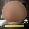 BRILONER Kugle stolní lampička - 3W, 250lm, bezdrátová, LED, stmívatelné, dotykový vypínač, teplá bílá, kávová 7578014