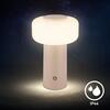 BRILONER Juna stolní lampa - 1,8W, 210lm, nabíjecí, LED, stmívatelné, dotykový vypínač, teplá bílá, béžová 7580011
