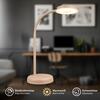 BRILONER Megg lampička na psací stůl – 12W, 800lm, LED, stmívatelné, dotykový vypínač, teplá bílá, béžová 7585011