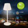 BRILONER Kiki Nano stolní lampička - 1,5W, 130lm, nabíjecí, LED, stmívatelné, teplá bílá, bílá 7653016