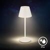 BRILONER Kiki Nano stolní lampička - 1,5W, 130lm, nabíjecí, LED, stmívatelné, teplá bílá, bílá 7653016