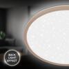 BRILONER Slim svítidlo LED panel pr.37,5 cm - 22W, 3000lm, hvězdné nebe, neutrální bílá, béžová 7654011