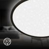 BRILONER Slim svítidlo LED panel pr.37,5 cm - 22W, 3000lm, hvězdné nebe, neutrální bílá, černá 7654015