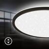 BRILONER Slim svítidlo LED panel pr.37,5 cm - 22W, 3000lm, hvězdné nebe, neutrální bílá, černá 7654015