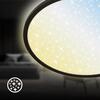 BRILONER Slim svítidlo LED panel pr.37,5 cm - 22W, 3000lm, dálkový ovladač, stmívatelné, černá 7655015