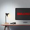BRILONER Prep stolní lampička - s vypínačem, E14 patice, max. 10W, černá / dřevo 7659015
