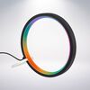 BRILONER Ring stolní lampička - 3W, LED, stmívatelné, dálkový ovladač, RGBIC, černá 7666015