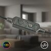 BRILONER Ring stolní lampička - 3W, LED, stmívatelné, dálkový ovladač, RGBIC, černá 7666015