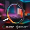 BRILONER Ring stolní lampička - 3W, LED, stmívatelné, dálkový ovladač, RGBIC, černá 7666015