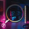 BRILONER Ring stolní lampička - 3W, LED, stmívatelné, dálkový ovladač, RGBIC, černá 7666015