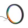 BRILONER Ring stolní lampička - 3W, LED, stmívatelné, dálkový ovladač, RGBIC, černá 7666015