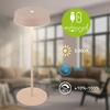 BRILONER Pala stolní lampička - 2W, 200lm, bezdrátová, LED, dotykový vypínač, stmívatelné, béžová 7668011