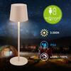 BRILONER Bota stolní lampa - 1,8W, 120lm, nabíjecí, LED, stmívatelné, dotykový vypínač, teplá bílá, béžová 7708011