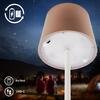 BRILONER Bota stolní lampa - 2,6W, 120lm, nabíjecí, LED, stmívatelné, dotykový vypínač, teplá bílá, kávová 7708014