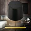 BRILONER Bota stolní lampa - 1,8W, 120lm, nabíjecí, LED, stmívatelné, dotykový vypínač, teplá bílá, černá 7708015