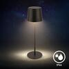 BRILONER Bota stolní lampa - 1,8W, 120lm, nabíjecí, LED, stmívatelné, dotykový vypínač, teplá bílá, černá 7708015