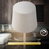 BRILONER Bota stolní lampa - 1,8W, 120lm, nabíjecí, LED, stmívatelné, dotykový vypínač, teplá bílá, bílá 7708016
