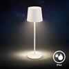 BRILONER Bota stolní lampa - 1,8W, 120lm, nabíjecí, LED, stmívatelné, dotykový vypínač, teplá bílá, bílá 7708016