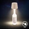 BRILONER Bota lampička na láhev - 1,8W, 120lm, nabíjecí, LED, stmívatelné, teplá bílá, béžová 7709011